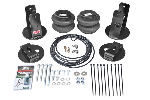 Пневмоподвеска РИФ Toyota HILUX 2015+ задний мост, лифт 50мм  ASK-REV-L