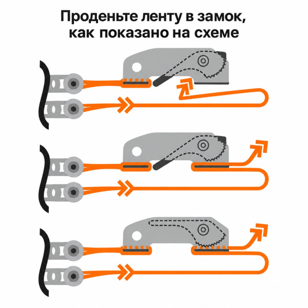 Детали и комплектация: Браслет противоскольжения 4WD для а/м класса Газель на двухскатное колесо со стальным замком Tplus T000988