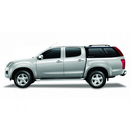 Кунг SAMMITR Isuzu D-Max 2012+ V4 серебристый (529) распашные окна