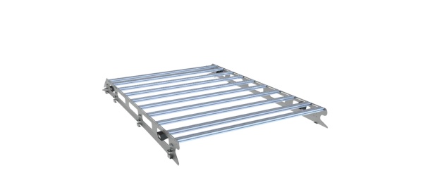 Багажник экспедиционный STC Toyota Land Cruiser 80 ШТОРКА с рабочим светом  STC-TLC80-TR1-L3