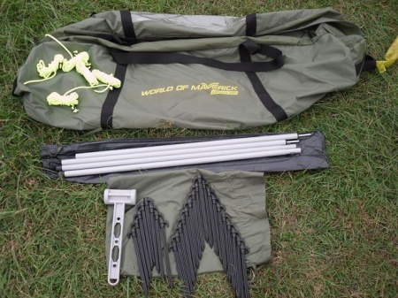 Шатер автомат Maverick Cosmos 400 (хаки/желто-горчичный)  M-KM-013