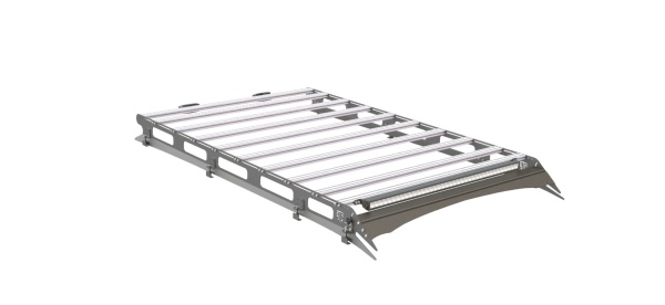 Багажник экспедиционный STC Toyota Land Cruiser 80 ШТОРКА с дальним и задним светом  STC-TLC80-TR1-L1L2