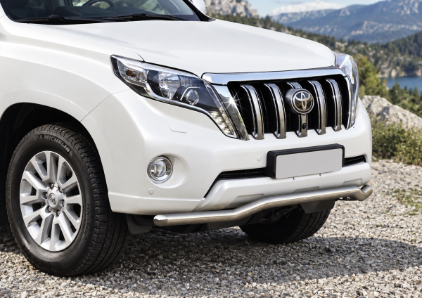 Фото для каталога: Защита переднего бампера d57 волна Rival Toyota Land Cruiser Prado 150 2009-2013-2017 R.5704.015