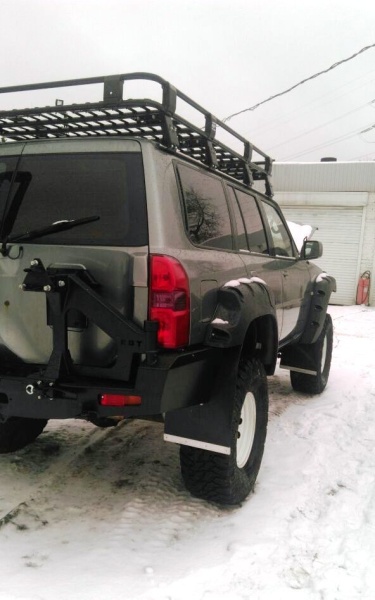 Расширители колесных арок суперширокие KDT Nissan Patrol Y61    0512