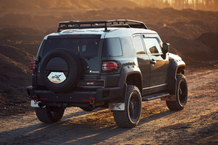 Бампер силовой задний BMS ALFA для Тойота FJ Cruiser BMS060004