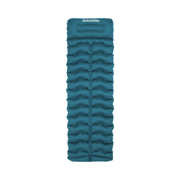 Коврик надувной Naturehike FC01 200х60х6,5 см, с подушкой, голубой CNK2550WS019-65PLBL