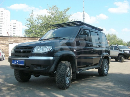 Багажник-площадка экспедиционный алюминиевый KDT 06072L УАЗ Патриот