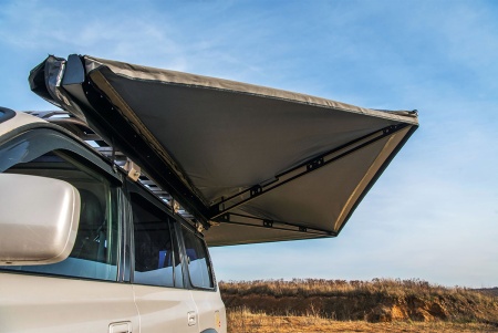 Маркиза автомобильная РИФ веерная, безопорная 2х2,3 м (левая)  RIFAV042023801