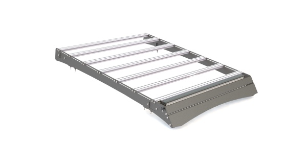 Багажник экспедиционный STC Toyota Hilux 2005+ ШТОРКА с дальним светом  STC-TH05-TR1-L1