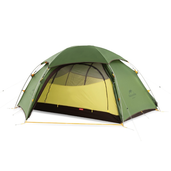 Палатка Naturehike Cloud Peak 20D Si 2-местная, алюминиевый каркас, зеленый NH17K240-Y-DGR