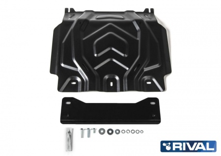 Защита картера RIVAL Fiat Fullback 2016-/ Mitsubishi L200 2015-/ Mitsubishi Pajero Sport 2016-  111.4041.2