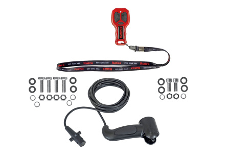 Лебёдка автомобильная электрическая 12V Runva 4500 кг (синтетический трос) EWX10000SSR