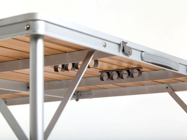 Стол кемпинговый Maverick Bamboo с бамбуковой столешницей 120,0 Х 90,0 Х 68,0 см.  XY-ABT003