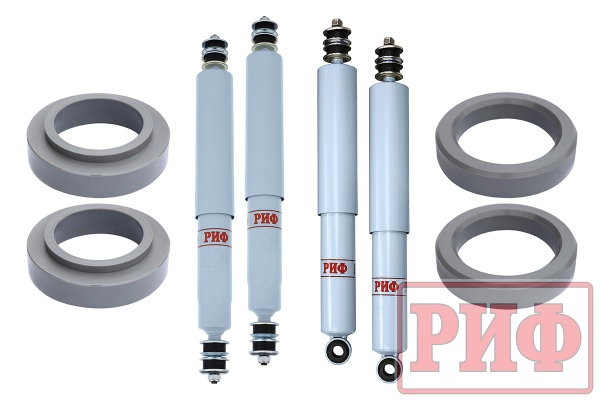 Лифт-комплект РИФ лайт газовый для Toyota Land Cruiser 80/105 лифт 30 мм RIF-TLC80-B-G-lite