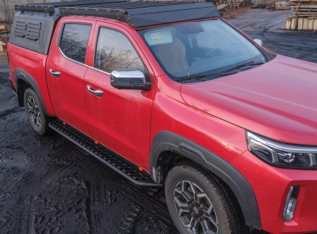 Пороги силовые Changan Hunter Plus 2022+ цельная ступень STC-CHP-S-C1