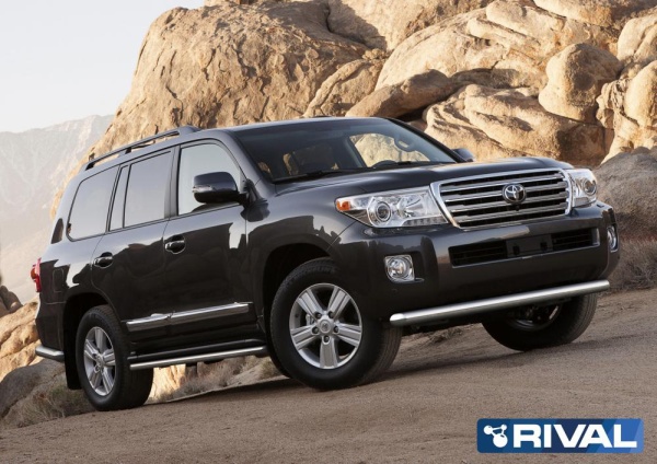 Защита переднего бампера d76 RIVAL Toyota Land Cruiser 200 2011-2015  R.5713.005