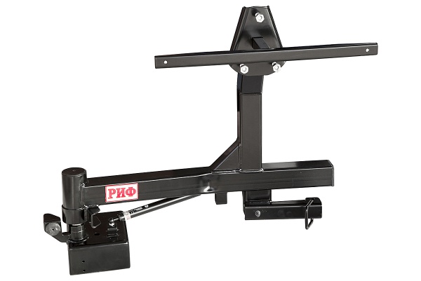 Калитка РИФ в штатный задний бампер УАЗ Хантер с подсветкой номера RIF469-80001