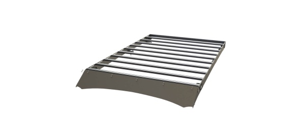 Багажник экспедиционный STC Toyota Land Cruiser 100/105/Lexus LX470 с рабочим светом  STC-TLC100/105-TR-L3