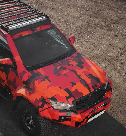 Багажник экспедиционный Isuzu D-Max 2020+ ШТОРКА STC-ID-MAX/20-TR1