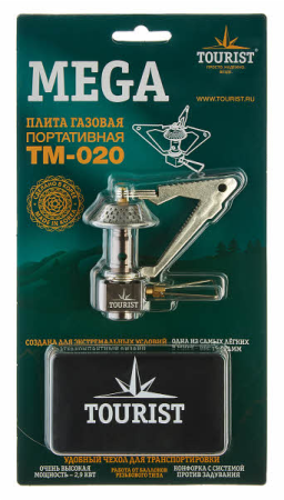 Горелка газовая TOURIST MEGA, под резьбовой баллон  TM-020