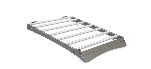 Багажник экспедиционный STC Toyota Hilux 2005+ ШТОРКА с задним светом  STC-TH05-TR1-L2