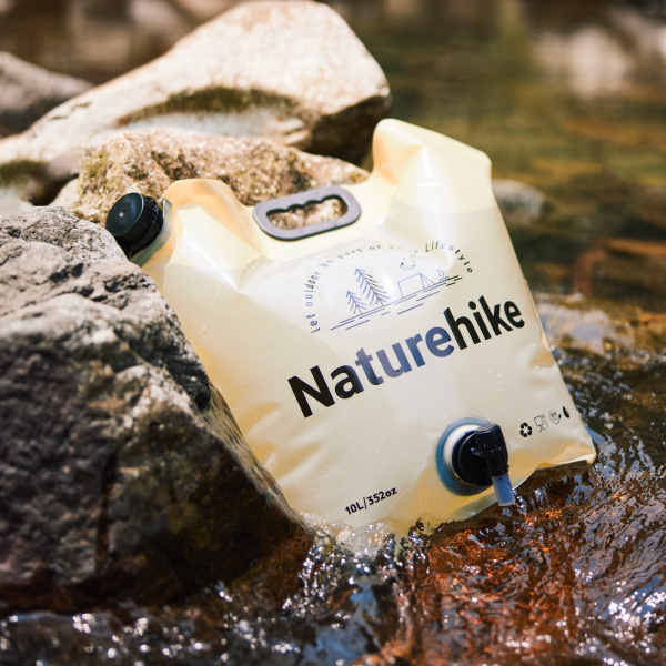 Канистра Naturehike Ling Wo для воды, 10 л., мягкая, желтая CNK2450CF027-10Y