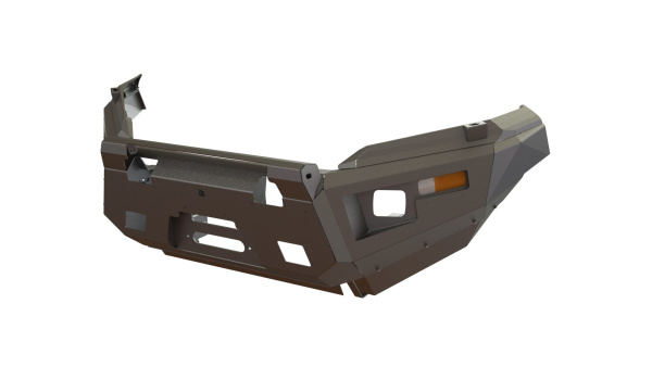 Бампер передний Mitsubishi Pajero Sport 3 2021+ REVO под балку и ПТФ STC-MPS3/21-BFR-C1-L1L4