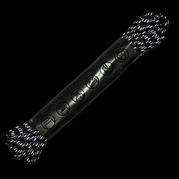 Паракорд 275 (мини) CORD nylon 10м световозвращающий (army green)  275.N10.LM.A.GR