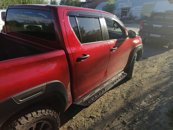 Пороги силовые 4x4tun для Toyota Hilux Revo 2015+ 4x4tun-psh1