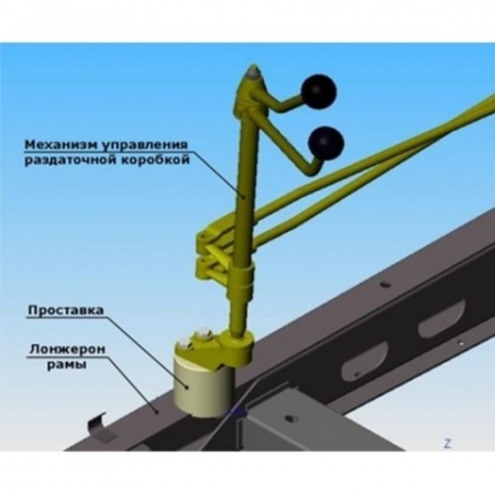 Проставка привода рычагов РК 4x4sport УАЗ 452, лифт 60мм SP-ARM-452