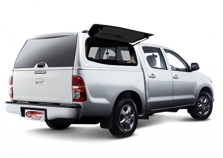 Кунг SAMMITR Isuzu D-Max 2012+ V2 серебристый (529) распашные окна  V2-ISZDM-BW-529