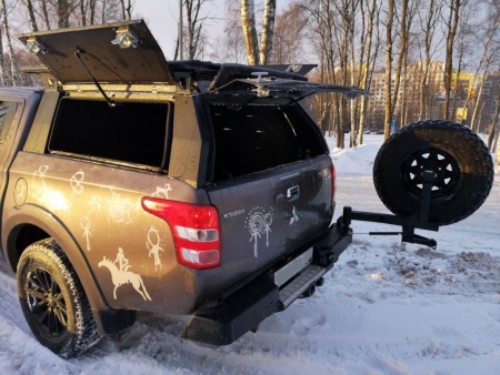 Кунг экспедиционный трехдверный III поколения KDT Mitsubishi L200 2015-  13283