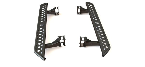 Пороги силовые Mitsubishi L200 2006-2015 цельная ступень STC-ML200/6-S-C1