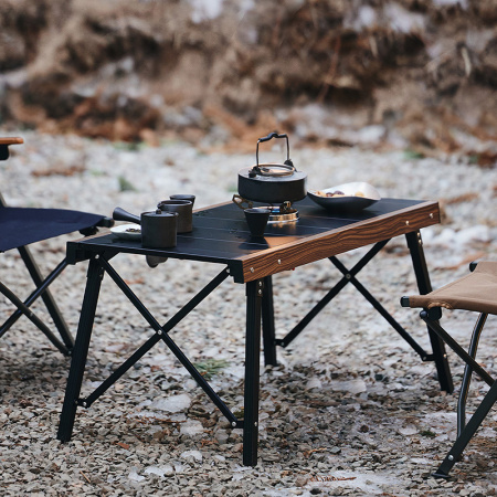 Стол туристический Naturehike IGT складной, 86х43х42 см, черный CNK2300JJ016-B