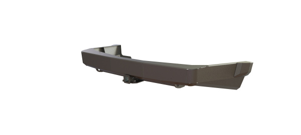Накладки на бампер задний Mitsubishi Pajero Sport 2 под расширители арок STC-MPS2-BR-BUH