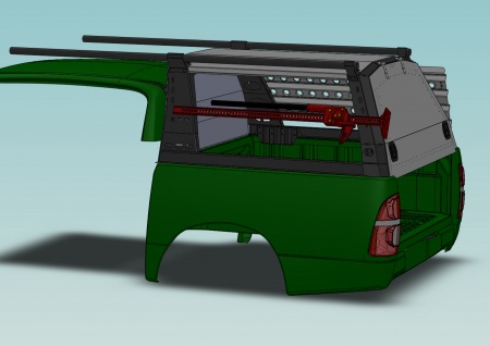 Каркас грузовой многофункциональный KDT Toyota HILUX 15062 (комплектация 1)