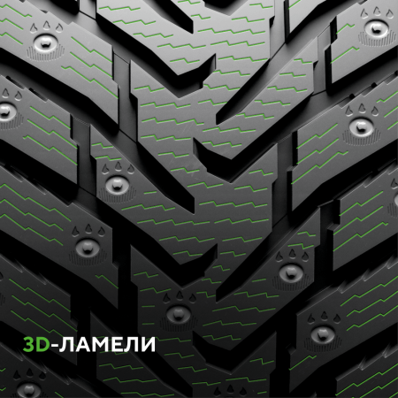 Шина IKON Tyres 235/65 R18 110T XL Character Ice 8 SUV Studded (Nordman 8 SUV) шипованные TS78088