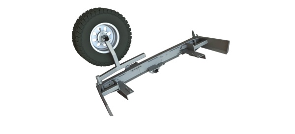 Бампер силовой задний Toyota Land Cruiser 200 с площадкой под лебедку, квадратом под фаркоп, калиткой и дублирующими фонарями STC-TLC200-BR-L1-W-C1