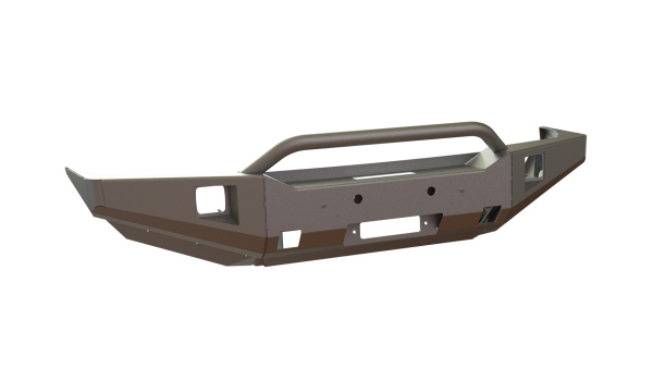 Бампер передний Toyota Land Cruiser 105 дуга, под балку и ПТФ STC-TLC105-BF-C1-L1L4