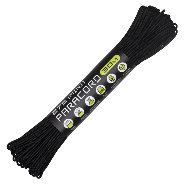 Паракорд 275 (мини) CORD nylon 30м (black)  275.N30.B