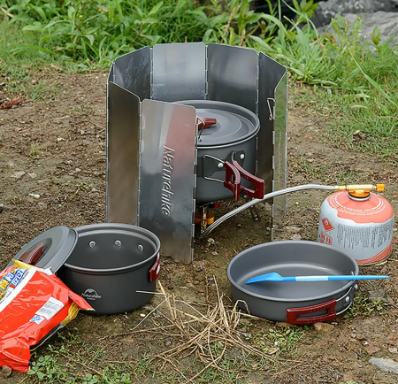 Экран ветрозащитный Naturehike, 10 секций, 84х24 см NH20CJ008-SL