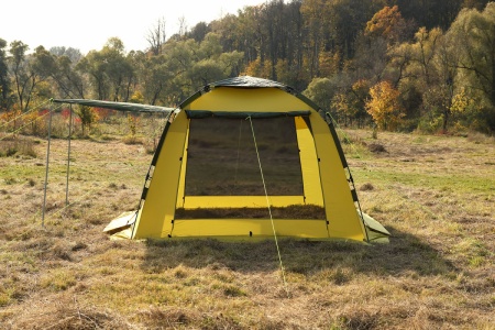 Шатер автомат Maverick Fortuna 300 (хаки/желто-горчичный)  M-KM-007