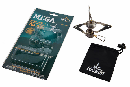 Горелка газовая TOURIST MEGA, под резьбовой баллон  TM-020