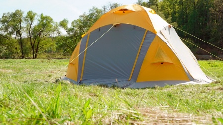 Шатер автомат Maverick Cosmos Thermal - под отопление (желто-серый)  M-T-YG-010