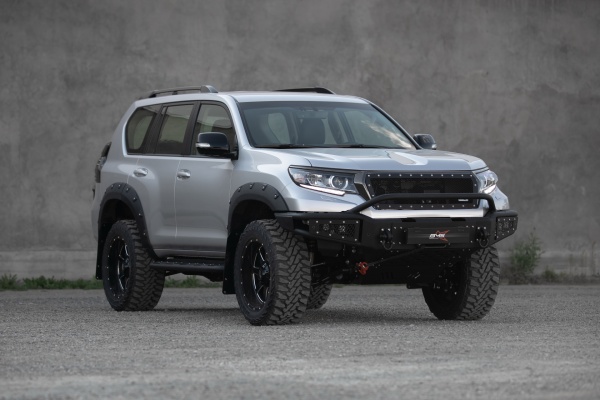 Бампер силовой передний BMS ALFA для Тойота Прадо 150 2018-2021 BMS060059