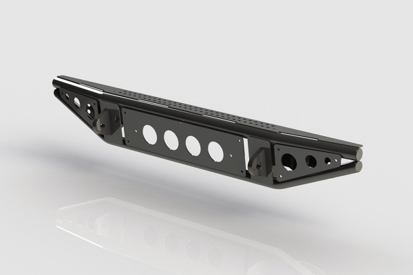 Бампер силовой задний BMS ALFA для Jeep Wrangler TJ BMS060055