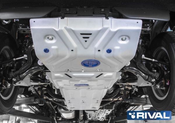 Комплект защит радиатор + картер + КПП + РК RIVAL Toyota Land Cruiser 150 Prado K333.9516.1