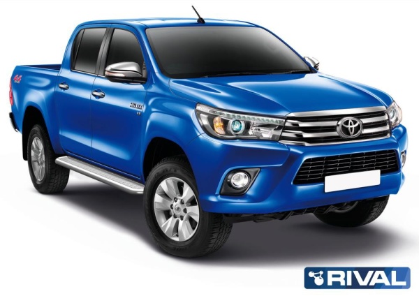 Порог с листом d57 RIVAL Toyota Hilux 2015-  R.5716.006