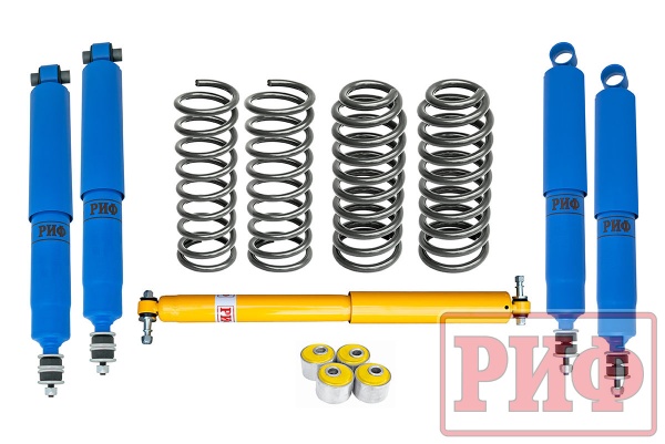 Лифт-комплект РИФ арктический Toyota Land Cruiser 70 (кор. база) (1990-1996) средний, 73/78 (длин. база) мягкий  лифт 50 мм RIF-TLC70-C-Arc
