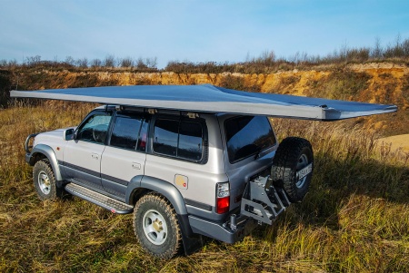 Маркиза автомобильная РИФ веерная, безопорная 2х2,3 м (левая)  RIFAV042023801